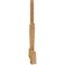 Ekena Millwork Kennewick Rough Sawn Timber Gable Bracket, Western Red Cedar, 96"W x 36"H x 2"D x 6"F, 9/12 Pitch GBW096X36X0206KEN00RWR - alternate 2